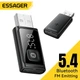 Автомобильный FM Трансмиттер ESSAGER ES-BT17 BT5.4 USB-A Display + Microphone Black (44309) - изображение 1