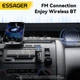 Автомобильный FM Трансмиттер ESSAGER ES-BT17 BT5.4 USB-A Display + Microphone Black (44309) - изображение 4