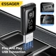 Автомобильный FM Трансмиттер ESSAGER ES-BT17 BT5.4 USB-A Display + Microphone Black (44309) - изображение 5