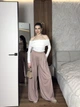 Жіночі брюки широкого крою Uaclothes 42-44 Бежевий (like37149-175811349) - изображение 1