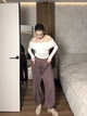 Жіночі брюки широкого крою Uaclothes 46-48 Капучино (like37152-175841350) - изображение 2