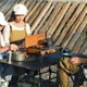 Газова плита портативна туристична з п'єзопідпалом на 2 конфорки під газові цангові балони 7000 Вт 47×30×9 см газ плита двоконфоркова туристична для походу рибалки 7 кВт Коричневий - зображення 6