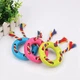 Жувальна іграшка-кільце з канатом для собак Derby Round Dog Ring Toy, Pink - зображення 2