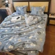 Постільна білизна KoTetextile плюшева велюрова сімейний 150-215 см (2шт) 50-70 2шт Перо сірий - зображення 1