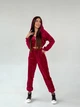 Женский костюм повседневный бордовый 42-44 с1528.590 - изображение 1