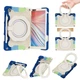 Чехол ARM Cover Samsung Galaxy A8 (2021) SM-X205 / SM-X200 противоударный с ремнём и подставкой 360° White/Blue - изображение 3