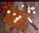 Торцевая разделочная доска из дуба PAV-Wood 25х35х3.5 см - изображение 1