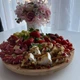 Бамбуковая вращающаяся доска для закусок, сыров и мясной нарезк Ruhhy 33 см 5 секций для сервировки (24290) - изображение 3