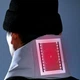 Электрический шарф с подогревом 10 Вт 5 V 3 режима нагрева 10x80 см USB голубой из полиэстера для шеи - изображение 4
