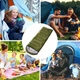 Спальный мешок с подогревом USB 215х65 см до -30°C для зимней рыбалки и охоты цвет хаки - изображение 6