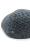 Кепка восьмиклинка шерстяная в цветную клетку 6-LEONARDO HarrisTweed HOOK 58 Темно-серый HT-C402 - изображение 3