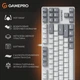 Клавиатура GamePro Genesis Metallic MK110W Outemu Red Swithes USB White ( 11326 ) - зображення 11