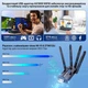 Wi-Fi адаптер 2.4/5 ГГц сетевая карта беспроводной Wi Fi адаптер сетевой модуль USB 3.0 двухдиапазонный WiFi ресивер 2.4G/5G Kayfovo WA-AX-1800M-2 - изображение 2
