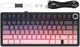 Бездротова ігрова механічна клавітура Aula F75 Pink-black gradient / Рожево-чорний градієнт - изображение 3
