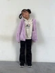 Детская мягкая куртка UNIQLO из искусственного меха 1159856884 (Сиреневый 13) на рост 155-165 см - изображение 7