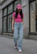Жіночі джинси Staff 2511 light blue wide leg 40 - зображення 1