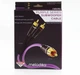 Сабвуферний кабель RCA-2xRCA Melodika Purple Subwoofer Cable Y-type MDSW-Y30 3m - зображення 3