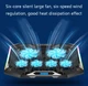 Охлаждающая подставка для ноутбука 15-17.3 дюймов Ice Coorel K-9 Blue RGB - изображение 6
