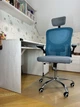 Кресло офисное Perfect Home OC-8970M Серое/голубое (000012377533) - изображение 14