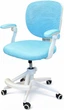 Крісло дитяче, що обертається з підставкою для ніг PERFECT KIDS BLUE Perfect Home Блакитний - зображення 3