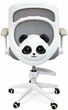 Кресло вращающееся детское с подставкой для ног PERFECT KIDS PANDA GRAY Perfect Home Серый - изображение 5