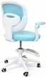 Крісло дитяче, що обертається з підставкою для ніг PERFECT KIDS BLUE Perfect Home Блакитний - зображення 7