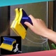 Магнитная щетка для мытья окон с двух сторон Glass Wiper Window Wizard, щетка для окон, мытье окон - изображение 4