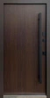 Вхідні двері Qdoors Стріт 3К Горизонт Ral 8019 ручка скоба (850х2040) мм вулиця - зображення 2