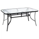 Стол садовый Garden table Siena SC-094 150х90x70см прямоугольный Черный - изображение 1