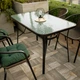 Стол садовый Garden table Siena SC-094 140х80x70см прямоугольный Черный - изображение 2