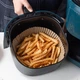 Пергаментна форма для аерогрилю та духовки, вкладиші Air Fryer Paper Liners для випікання 23х4.5см, кругла, 100шт. - изображение 5