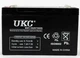 Аккумуляторная батарея для УПСа, фонарей, мототехники 6V 10Ah AGM UKC WST-10 151х95х65 гелеобразная, черная - изображение 2