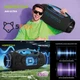 Портативна бездротова Bluetooth колонка Hopestar A60 Ultra |BT5.4, 450Вт, TWS, AUX/TF/USB/SJ DSP, 8h, IPX6, мікрофон| Grey - зображення 7