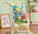 Конструктор Floral Easel Pink Серия Art Bouquet Цветочное панно с мольбертом 1208 деталей - изображение 3