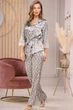 Комплект: жакет і брюки Mia-Amore 50(2XL) Бежевий-Блакитний (138371) - зображення 2