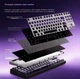 Ігрова Бездротова Клавіатура ATK A87 Pro RGB 12000 mAh - зображення 4