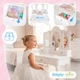 Дерев'яний столик з дзеркалом для дівчинки Kinderplay GREEN SERIES GS3304 із наліпками - изображение 4