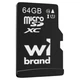 Карта пам'яті Wibrand MicroSDHC UHS-1, 64 Гб. - 533347 - зображення 1