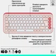 Клавіатура Logitech Pop Icon Keys, Рожевий - 521340 - зображення 7