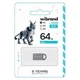 USB Flash Wibrand Lynx, 64 Гб., Серебряный - 533408 - изображение 2