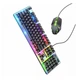 Клавиатура и мышь Hoco GM18, Черный - 329438 - изображение 5