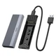 Зовнішня кишеня USB для SSD Hoco HB47 Enclosure, Сірий - 571702 - зображення 4