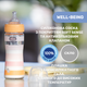 Пляшечка скло Chicco Well-Being Colors, 240мл, соска силікон, 0м+, колір рожевий (28721.11) - зображення 6