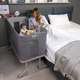 Ліжечко 3 в 1 Chicco Next2Me Forever, колір темно-сірий (79650.77) - зображення 3