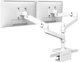Настільне кріплення для монітора Ergotron LX Pro Dual Stacking Arm 24" White (45-690-290) - зображення 2