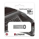 USB Flash Kingston DT Kyson, 128 Гб., Чорний - 227271 - зображення 2