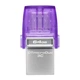 USB Flash Kingston DataTraveler microDuo 3C, 64 Гб., Фиолетовый - 379512 - изображение 2