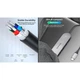 USB Hub REAL-EL CQ-415, Type-C, Серый - 356096 - изображение 6