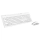 Клавиатура и мышь Rapoo 8210М, Белый - 370580 - изображение 3