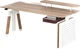 Компьютерный стол с электрорегулировкой высоты SIHOO D07 1.6 м Maple/White (D07B-102/D07J-102-AB) - изображение 1